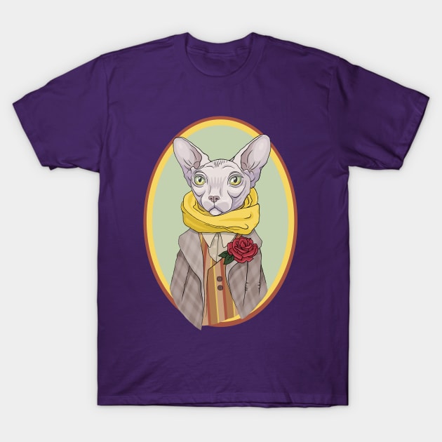 Mr. Sphynx cat T-Shirt by ArtFork